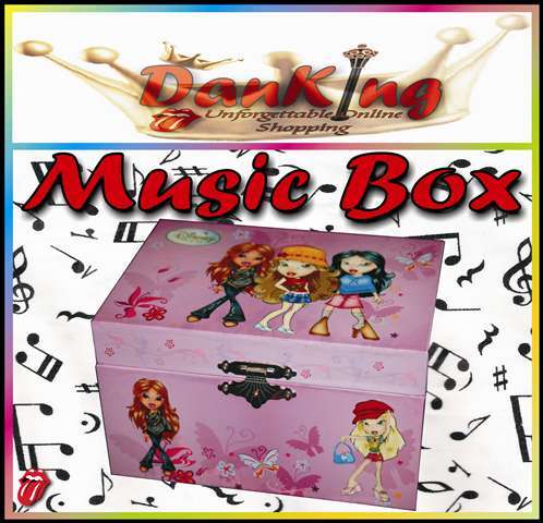Bratz & Disney Pixies Purple Jewelry Music Box for Little Girls!!!