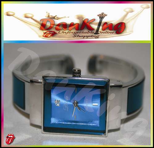 Stunning Diva Ladies Bracelet Watch - Silver & Blue!!!