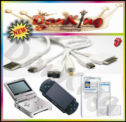 ** PSP / iPod / Nintendo *** 5-in-1 Universal USB Charger / Digital Cable!!!