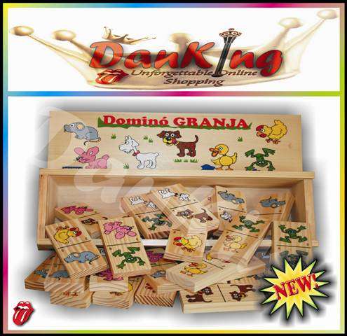 Big Wooden Dominoes for Baby - Encourage your childs development !!!