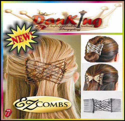 EZ Combs - Fabulous Hairstyles Instantly - 2 Piece !!! *** As seen on TV ***