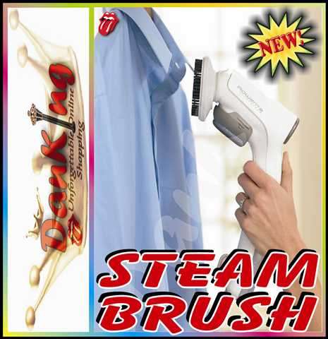 Portable Steam Brush - Clean & Iron !!!