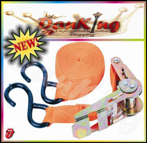 4 Piece 15" Ratchet Tie Down 400kg rated capacity !!!