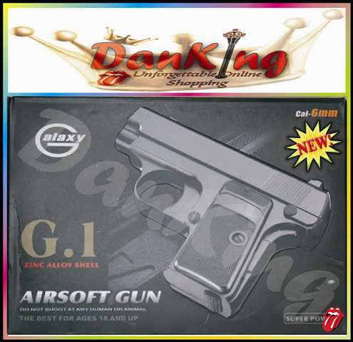 Metal Air Sport Gun - G.1 Zinc Alloy - 6mm BB Gun ( 1/1 Scale ) 18+