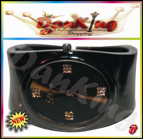 Stunning Diva Simulated Diamond Bracelet Watch Collection - Black Range !!!