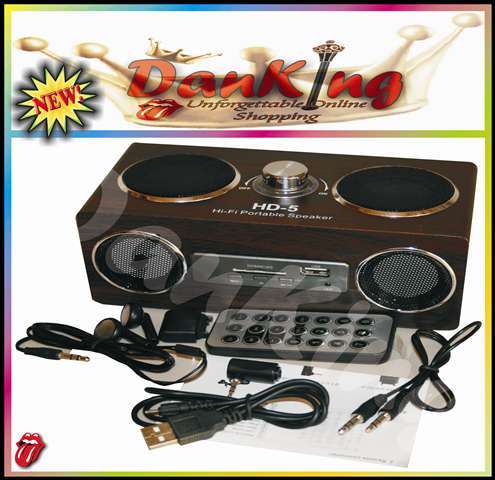 Multi Function Mobile Speakers - SD / USB / iPOD / CELL / MP3 / MP4 / PC / MAC