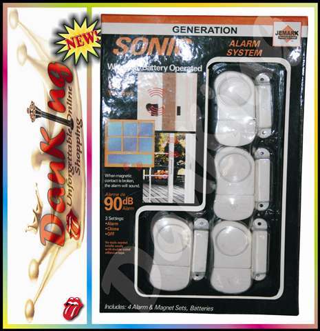 4x Sonic Wireless Door Alarms !!!