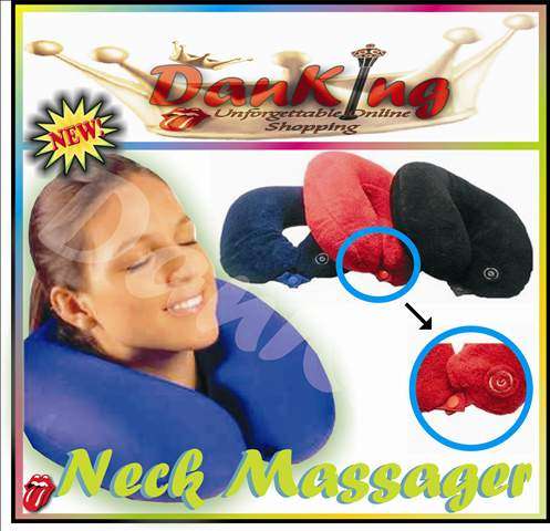 Vibrating Neck Massage Pillow !!!