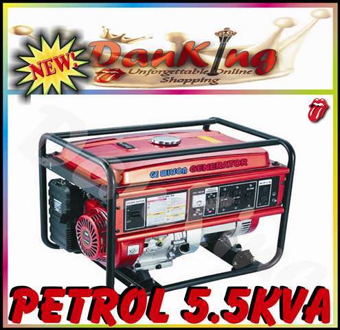 GE Wilson 5.5kVa Petrol Generator - 6500