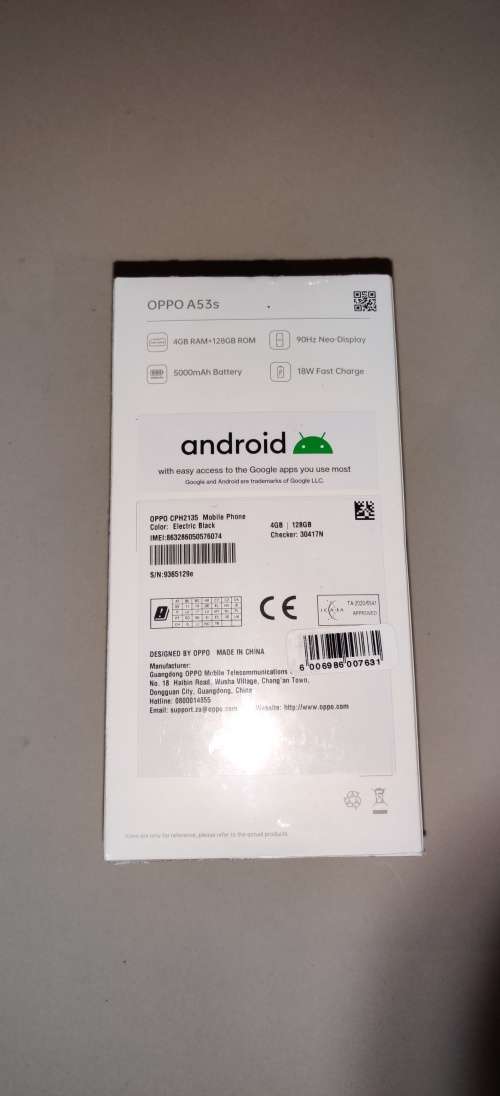 Oppo A53s CPH2135