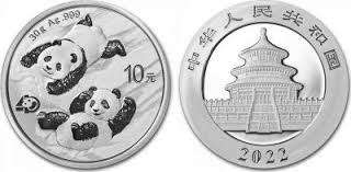 2022 1 Oz Chinese Panda in Capsule