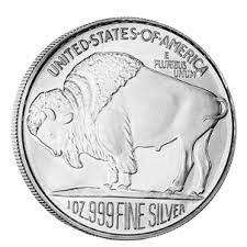 4 NO. 1 Oz Silver American Buffalo Rounds