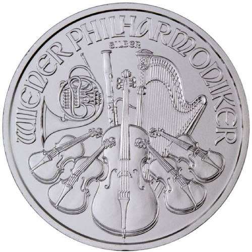 2021 1 Oz Austrian Pilharmonic Silver Bullion