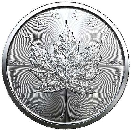 2021 1 Oz Canadian Maple Leaf Silver Billion