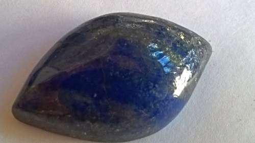 Lapis cab marquise cut  40 ct 8 grams 27 mm x 20 mm x 8 mm
