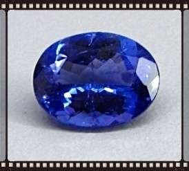 Certified AA Grade Eye Clean 2.46 tanzanite 9.5 mm x 7.5 mm Oval Cut