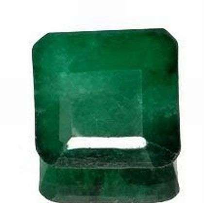 Green Onyx Green Emerald Color AA Grade 3.26 ct 8mm Square