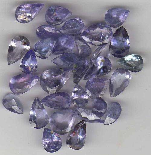 Mixed Size Tanzanite Lot Pear 5ct 30 Piece Lot 5mmx3mm 6mmx4mm 4mmx2mm