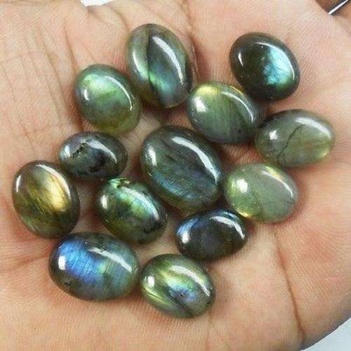 Labradorite 10 ct mixed sizes labradorite oval lot