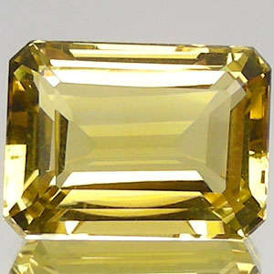 Ceritfied Lemon Quartz 10.61 ct  Top AAA Grade