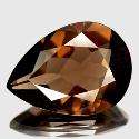 Certified Smokey Quartz Pear 3.380ct Top AAA Grade