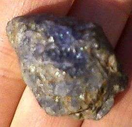 Certified Tanzanite   112ct   Top AA Rough Mineral Speciman
