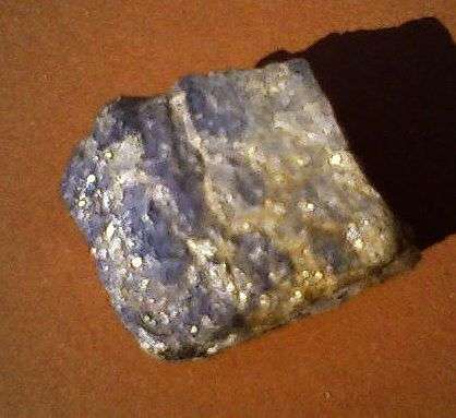Certified Tanzanite   112ct   Top AA Rough Mineral Speciman