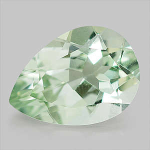 Top AA Grade Light Green  Amethyst Pear 1.38 ct