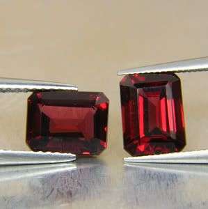 Certified AA Grade Garnet  Emerald Shape 2.05 ct