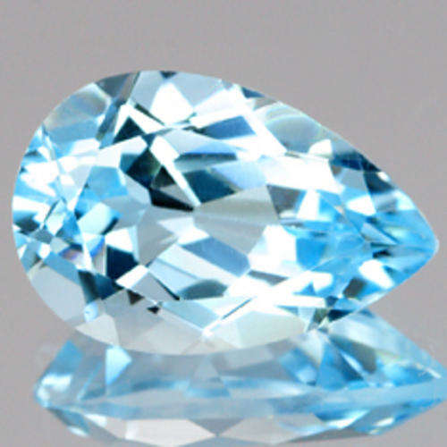 Certfied Top Topaz 1.03    Pear  Cut  AA Grade 8mmx5mm