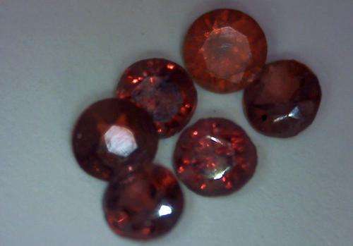 Garnet Lot of Rounds 0.65 ct six Piece Lot