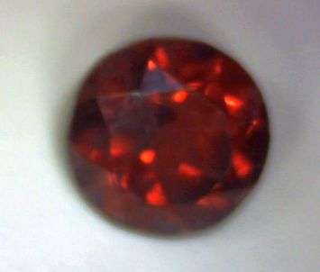 Certified Garnet AAA Grade Round  1.63 ct 7mm