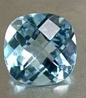 Blue Topaz Cuhsion Cut VS-SI 1.79ct 7mm
