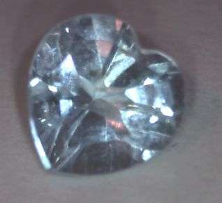 Top Topaz 0.59 ct  Heart Cut  AA Grade 4mm