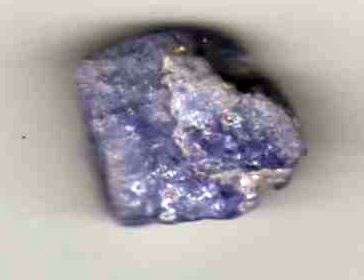 Tanzanite mineral l piece 18.7 ct  total violet blue 19mmx13mmx9mm