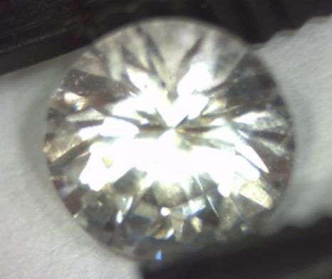 White Quartz  3.11ct  Round  Cut  AA Grade 9mm