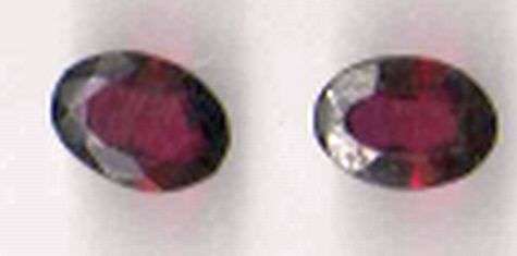 Garnet Top AA Grade Pair of Ovals 3.58 ct  8mmx6mm