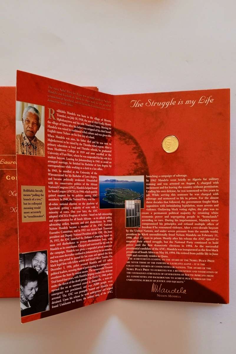 Gold Coin (Nelson Mandela Commemorative) - 1/10oz / 999.99 proof