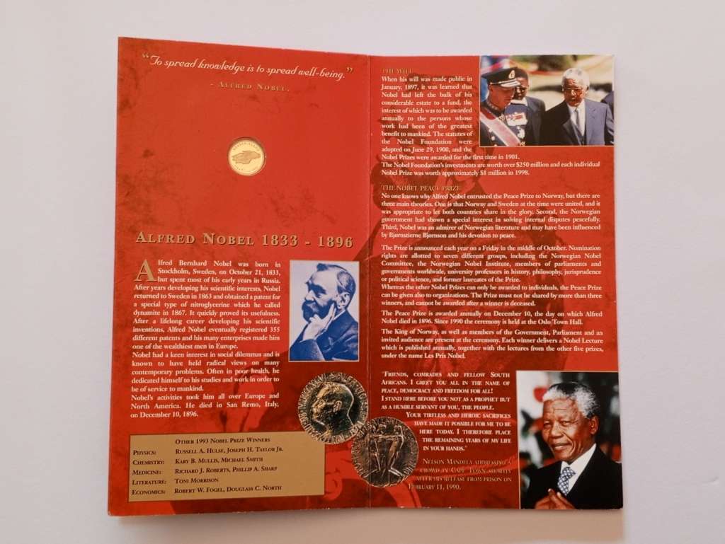 Gold Coin (Nelson Mandela Commemorative) - 1/10oz / 999.99 proof