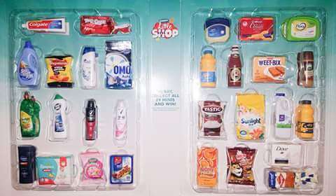 Checkers Minis full set in Album