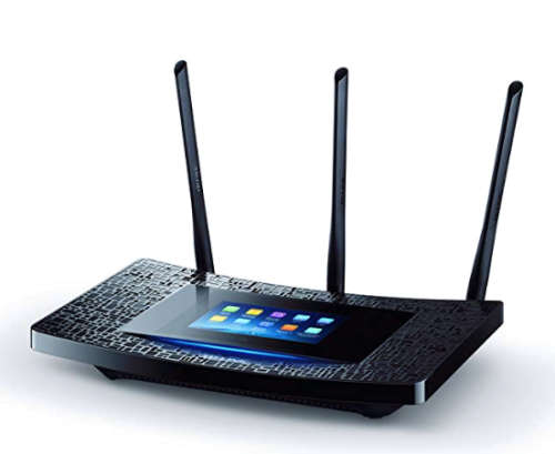 TP-Link AC1900 Desktop Wi-Fi Range Extender w/ Touchscreen Interface (RE590T)