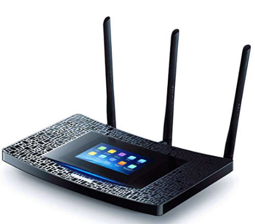 TP-Link AC1900 Desktop Wi-Fi Range Extender w/ Touchscreen Interface (RE590T)