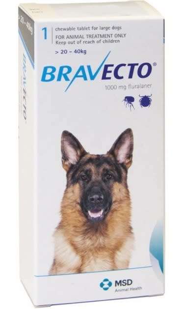 Bravecto for Large Dogs (20-40kg) - 0.20kg