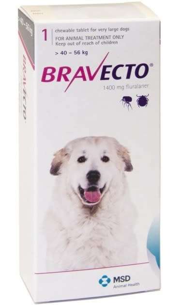 Bravecto for X-Large Dogs (40-56kg) - 0.20kg
