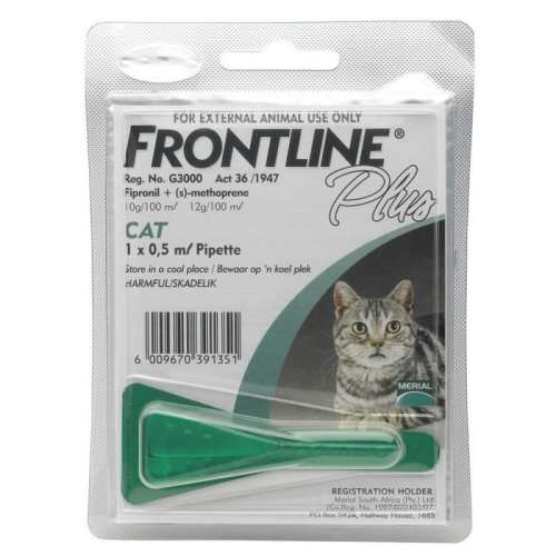 Frontline Plus Fleas, Ticks & Lice Treatment for Cats