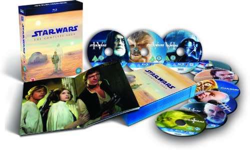 Star Wars: The Complete Saga (9-Disc Collection) [Blu-ray]