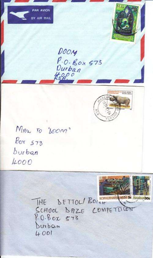 3X FDC's - As per photo