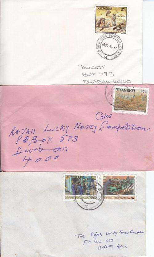 3X FDC's - As per photo