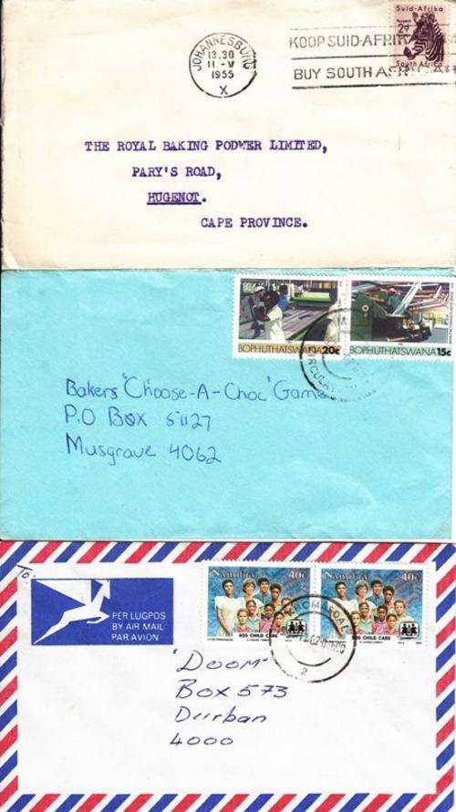 3X FDC's - As per photo