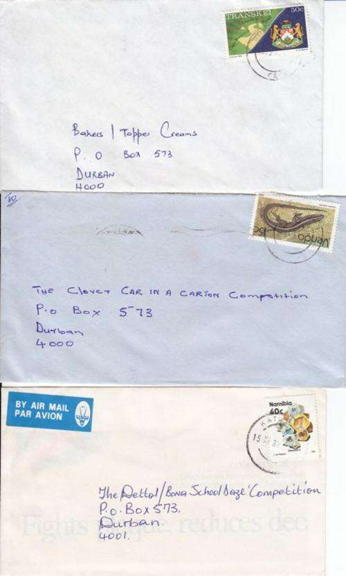 3X FDC's - As per photo